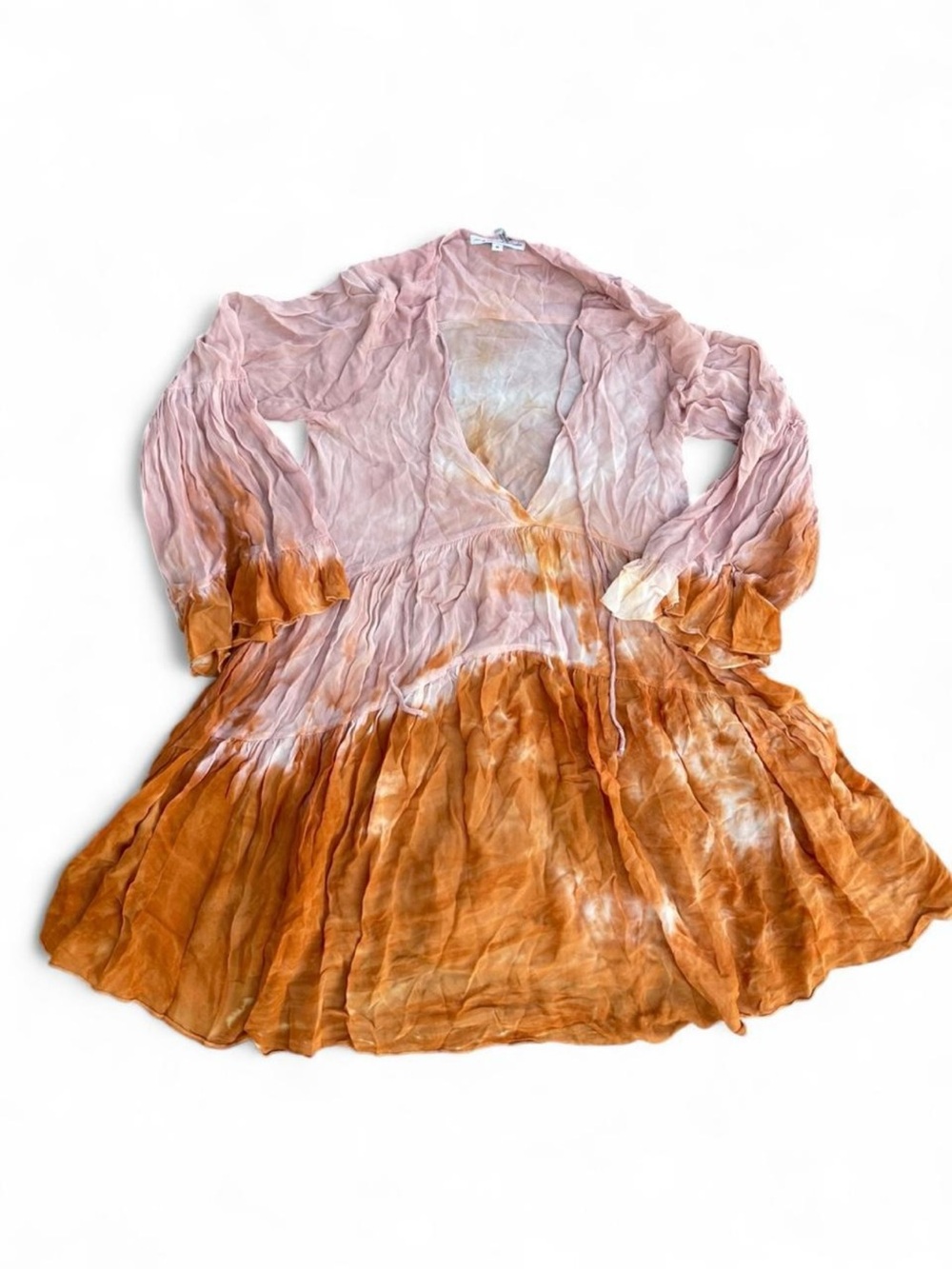 Young Fabulous & Broke Rosa Blush Pink Orange Babydoll Dress